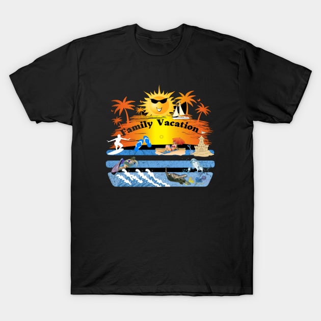 Family Vacation T-Shirt by MckinleyArt